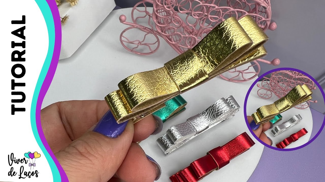 Hair clip laço chanel - somente com lonita