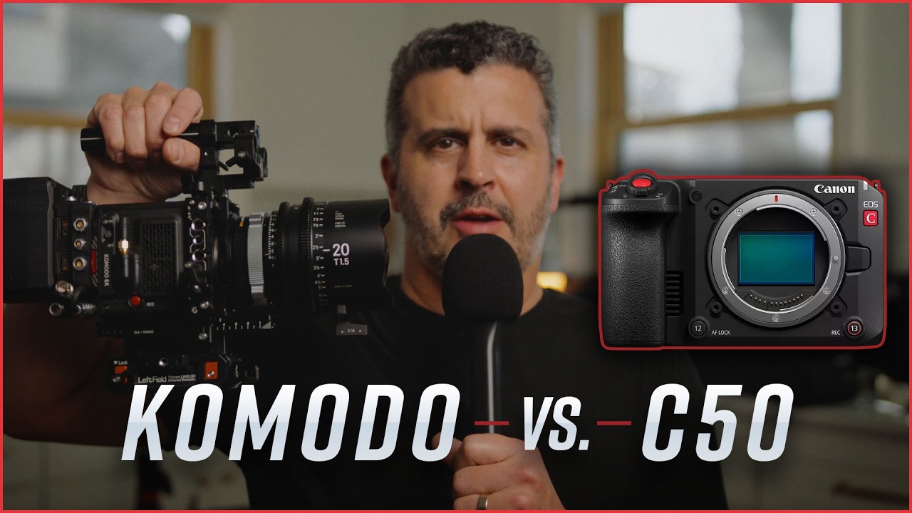 Canon C50 против RED Komodo — сравнение качества изображения