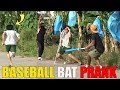 Baseball bat prank  sa subrang takot naka takbo ang pilay