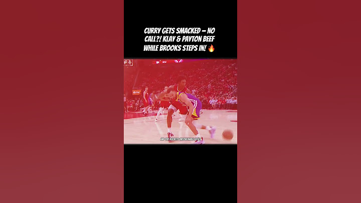 Curry Gets SMACKED — No Call?! Klay & Payton BEEF While Brooks Steps In! 😳🔥 #NBA #NBADrama”