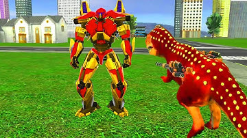 Tank Robot Car Game – Robot Dinosaur Games 3d Level 5 -10 Android Gameplay