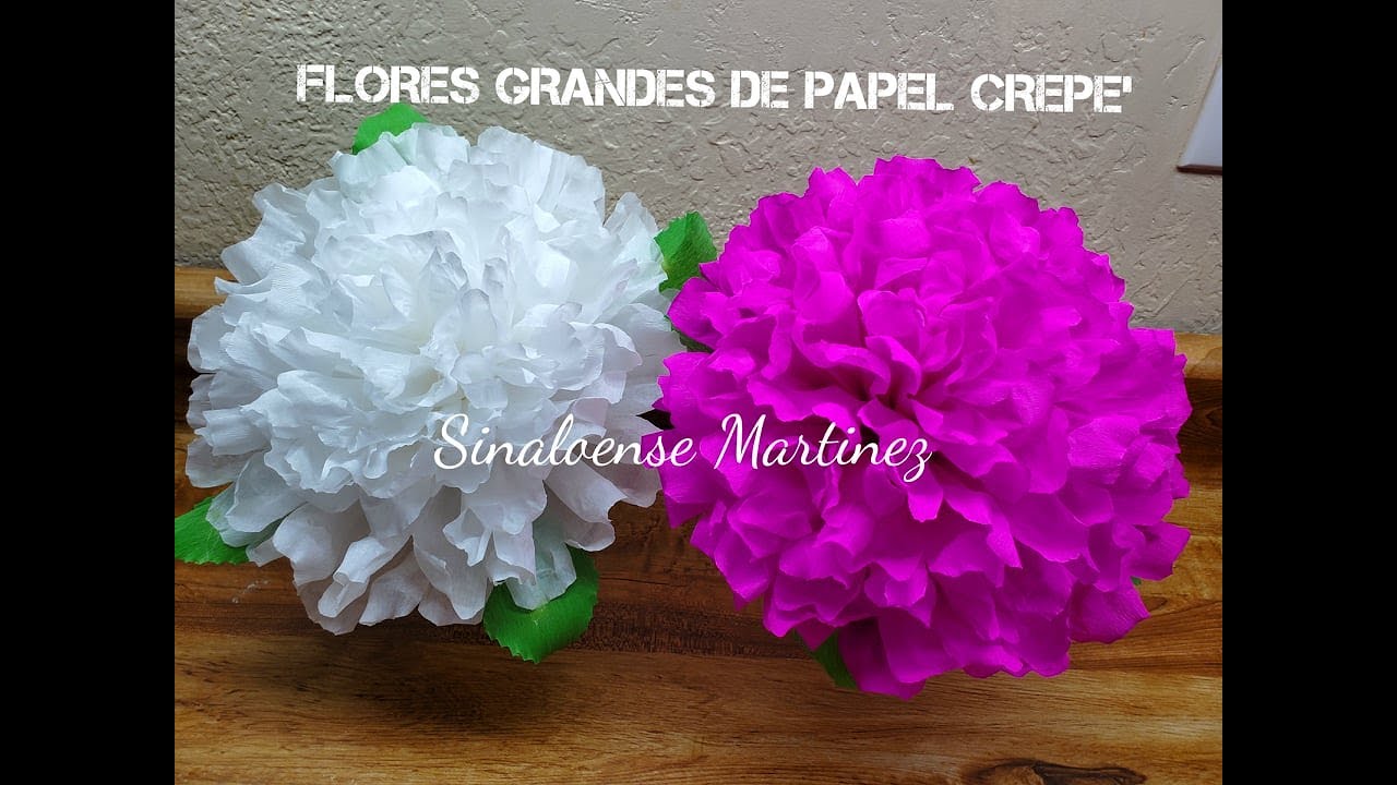 ASI HAGO YO ESTAS FLORES DE PAPEL CREPE, GRANDES Y DOBLES. FACIL, RAPIDO Y  QUEDAN MUY BONITAS. - thptnganamst.edu.vn