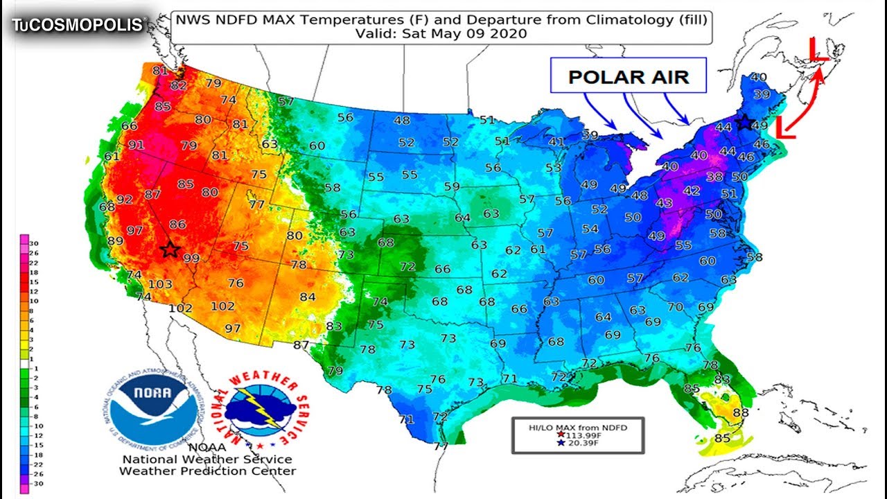 Esto es lo que está PASANDO con el CLIMA de ESTADOS UNIDOS - YouTube