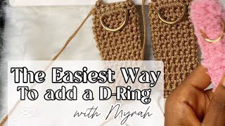 The Easiest Way To Attach A D-Ring To Your Work. Simple. Beginner-Friendly Tutorial.