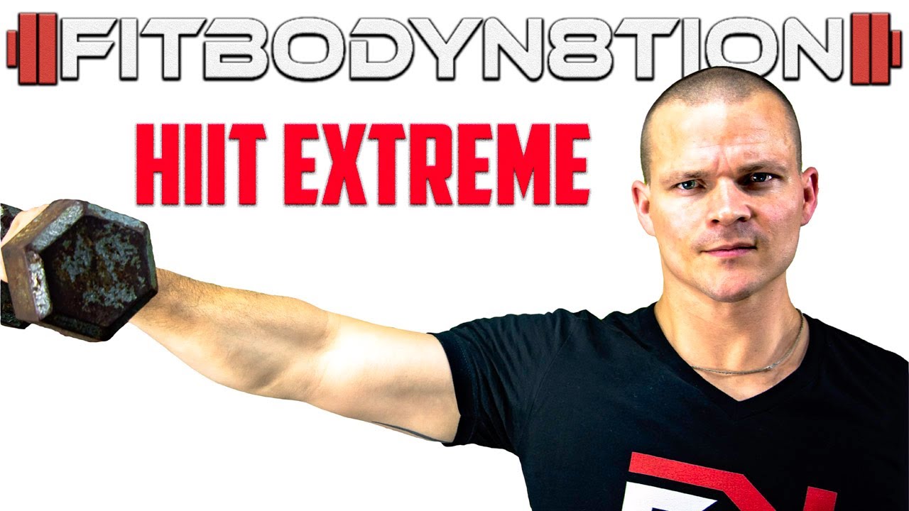 10 Minute Full Body HIIT Fat Burning Home Workout - music heals