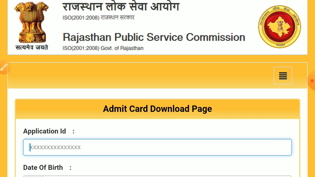Rpsc 1st Grade Admit Card 1st Grade Exam Admit Card Download Rpsc 1st grade admit card 1st grade exam admit card download