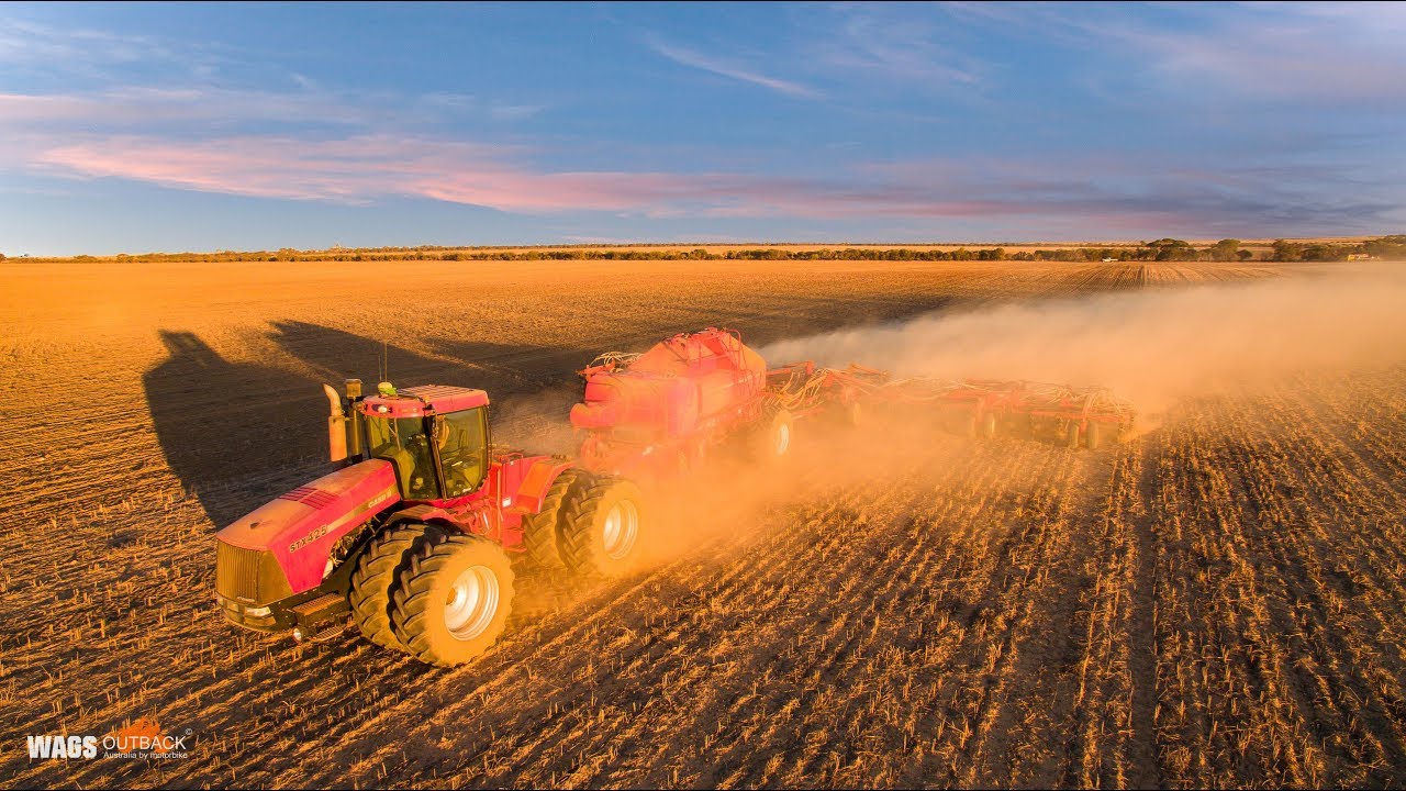 Seeding The Wheat Crop Western Australia Phantom Mavic Drone YouTube