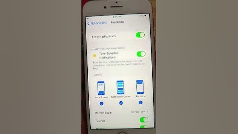 iphone App Notification Setting