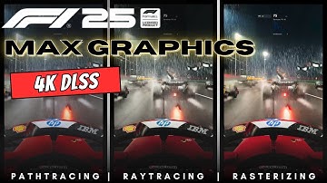 F1 25 Ultra Max Grafikvergleich 🔥 RTX 5080 in 4K | Path Tracing vs Ray Tracing vs Rasterizing