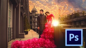 Colour Grading and Sunset Photo Effect - Photoshop Tutorial | Speed Art