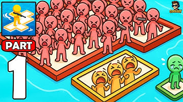 War of Rafts Gameplay Walkthrough Part 1 - Beat the BOSS (Android,iOS)