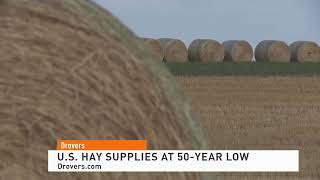 U.S. Hay Supplies at 50-Year Low