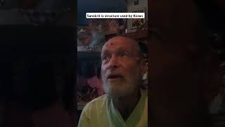 Sanskrit is the structure of Koran