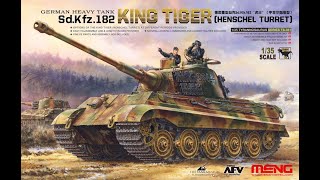 In Box Review : German Heavy Tank Sd.Kfz.182 King Tiger : Meng : 1