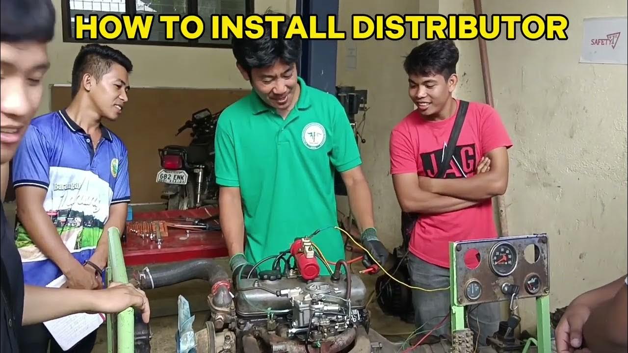 HOW TO INSTALL DISTRIBUTOR OF TOYOTA KSeries engines, 3K, 4K, 5K YouTube