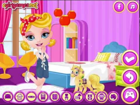 Baby Barbie My Girly Room Game Barbie Room Decoration Games For Girls