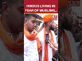 Hanuman chalisa row hindus living in fear of muslims in the area  etnow hanumanchalisa shorts