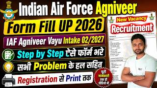 IAF Agniveer Vayu Recruitment 2026 Form Fill Up Kaise Bhare How to Apply Online || Air Force Vacancy IAF Agniveer Vayu Recruitment 2026 Form Fill Up Kaise Bhare How to Apply Online || Air Force Vacancy