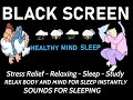 RAIN Sounds with Native American Flute for Sleeping   Black Screen Nature Sounds   Dark Screen