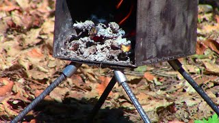 Collapsible Small Rocket Stove for Travel.