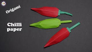 Origami Chili Paper​ - How to Make Origami Chili Paper - 24 Craft