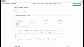 AI-powered server utilization insights from HPE Compute Ops Management