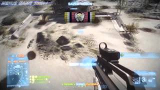 Let's Play Battlefield 3: Knife kill to parachute bug w/ Commentary