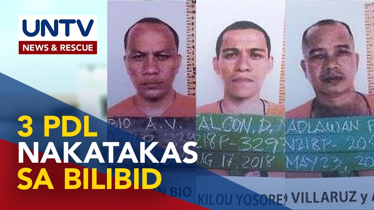 3 PDL sa maximum security compound ng New Bilibid, nakatakas - YouTube