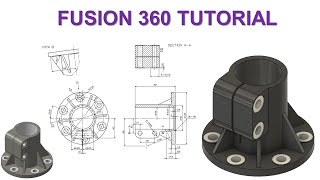 Fusion 360 Tutorial #48 | 3D Model Basic Beginners