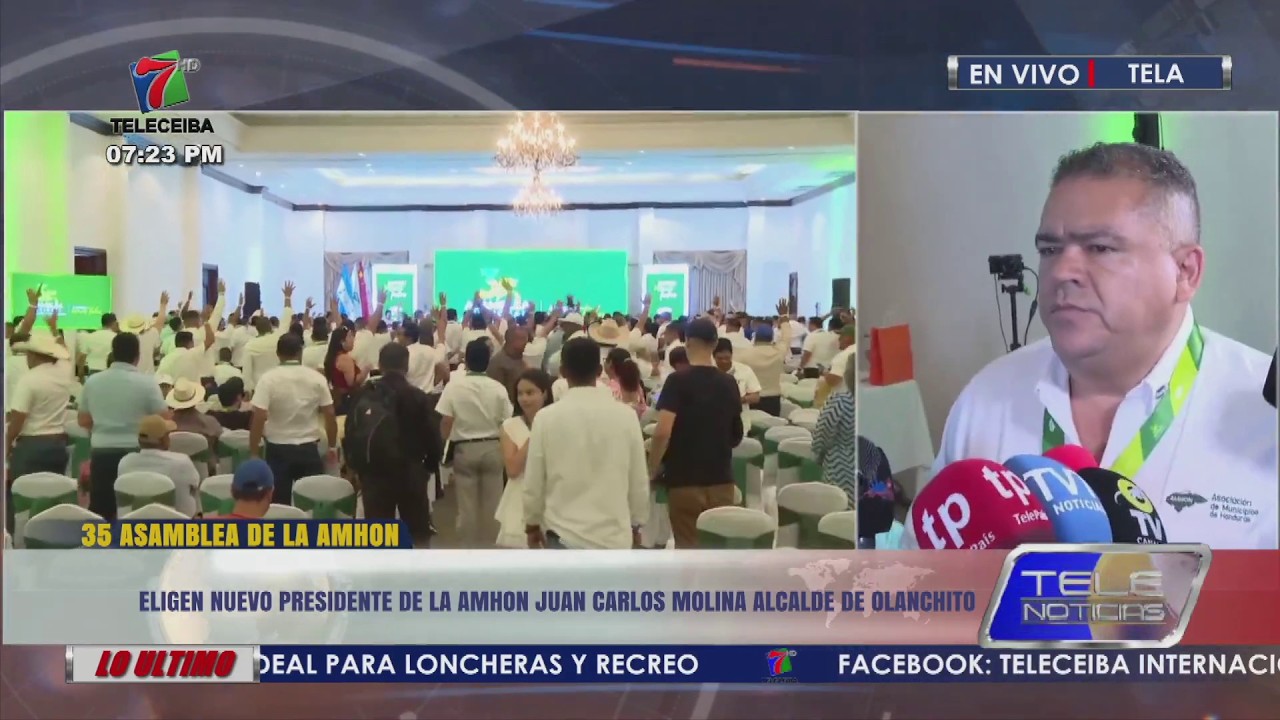 Juan Carlos Molina alcalde de Olanchito, nuevo presidente de la AMHON