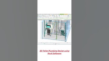 3D Toilet Plumbing Design using Revit MEP Software