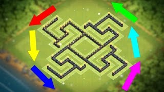 Clash of Clans | New [2017] "STRONGEST" Town Hall 7 Trophy Base (Th7) Defense Layout Strategy screenshot 5
