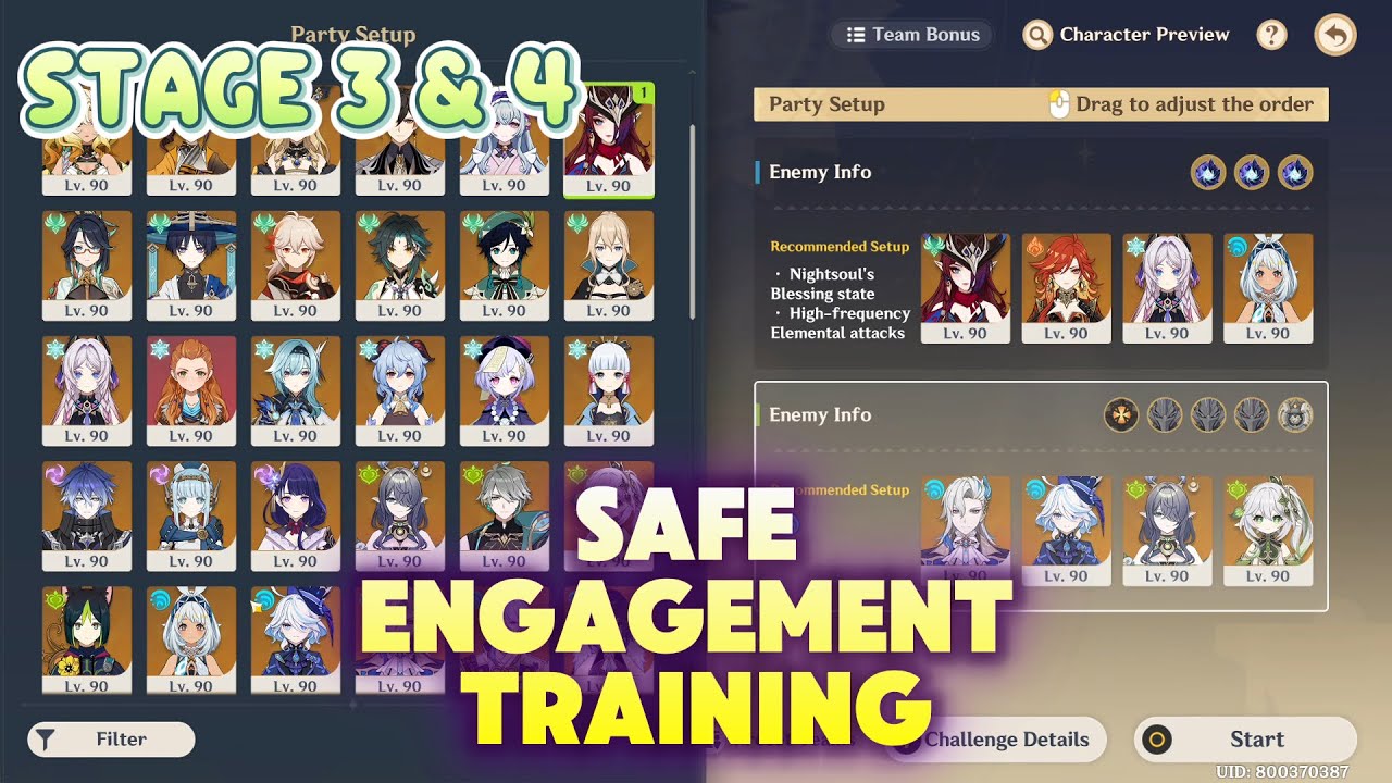 Обучение безопасному взаимодействию, этапы 3 и 4 | Genshin Impact