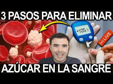 3 PASOS Para ELIMINAR el Azucar en Sangre y RESISTENCIA a la INSULINA