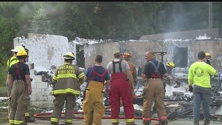 Fire destroys garage, causes multiple explosions in Lawrence County