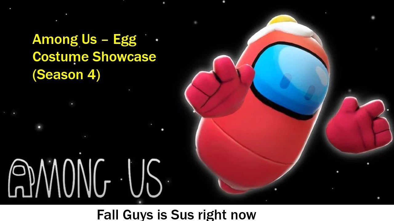 Among Us - Egg! Fall Guys! Costume Showcase (Season 4 Costume)