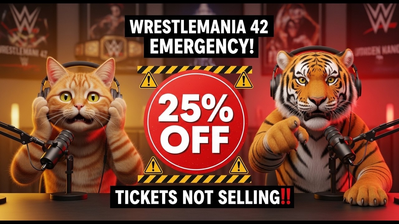 WrestleMania 42 CRISIS! WWE Offers 25% Discount as Ticket Sales Fall 10,000 Behind Last Year
