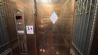 Tastefully Modded 1909 Otis Traction Elevator @ The Stanley Hotel Estes Park Colorado
