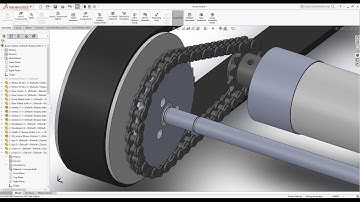 Solidworks tutorial: Chains and Sprocket