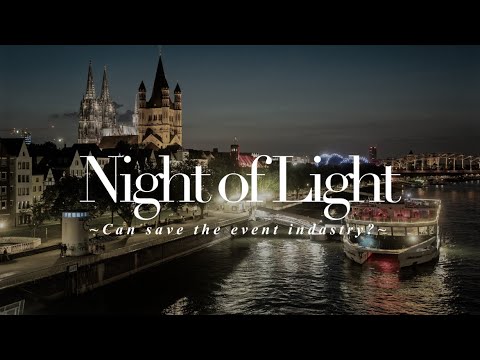 Cologne's new summer attraction and Night of Light. - YouTube