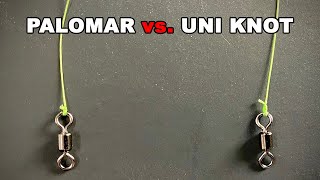 Uni Knot Vs. Palomar Knot Knot Strength Test For Braided Fishing Line