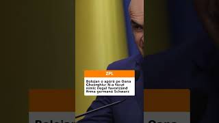 Bolojan o apără pe Oana Gheorghiu: N-a făcut nimic ilegal favorizând firma germană Schwarz