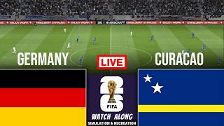 🔴LIVE : Germany gegen Curacao I FIFA-Fußball-Weltmeisterschaft 2026 I Video Game Simulation screenshot 2