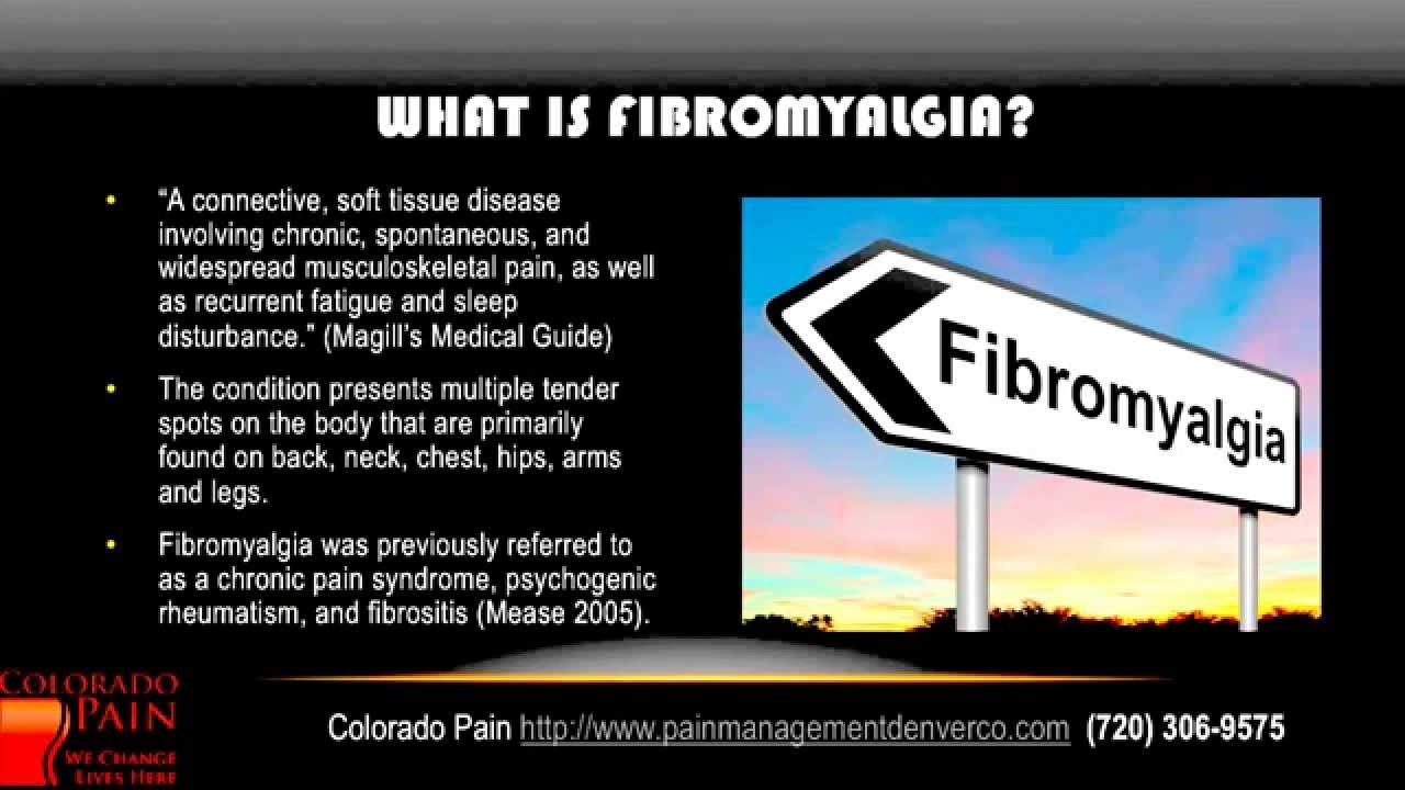 Fibromyalgia Overview from a Denver Pain Management Clinic (720) 306-9575
