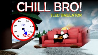 *INSANE* SPEEDS | Sled Simulator (Roblox)