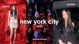 a few days in NYC (fashion week, events, parties & shows)