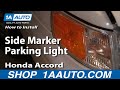 How to Replace Corner Light 1994-97 Honda Accord