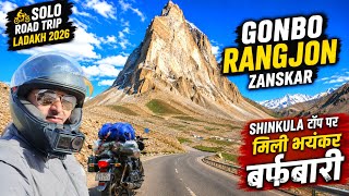 Extreme Off-Roading To Shinku La Pass! 🏔️ Itni Jyada Barf Aur Saaf Mausam 🔥 Gonbo Rangjon To Manali