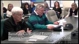 Barnstable County Regional Emergency Planning Committee 2/3/16