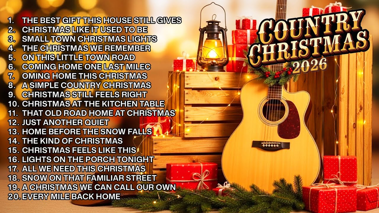 Country Christmas Music Playlist 🎶 – Old-Style Holiday Warmth